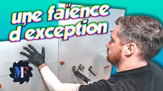 INEDIT  Je pose une faïence rare unique et hors de prix  Rénovation Douche Italienne Ep 13 [upl. by Luella400]