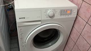 Gorenje SensoCare WA744L  Final Spin 1400rpm At 011 On Display [upl. by Arturo844]