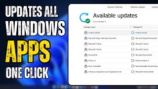 UPDATE ALL Your Windows PC’s APPS with a Single CLICK [upl. by Hepsoj166]