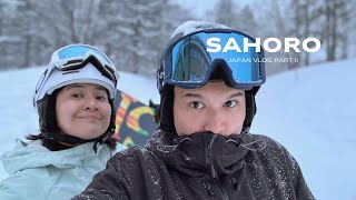 We went snowboarding in Sahoro for the very first time  Japan vlog [upl. by Osgood]