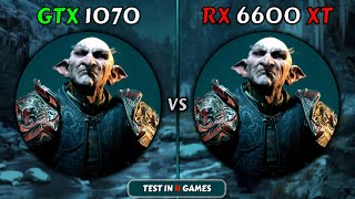 GTX 1070 vs RX 6600 XT  Test in 11 Games  How Big is Difference [upl. by Estell]