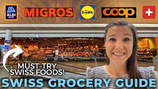 Switzerland Grocery Store Guide  Coop amp Migros Tour with Prices  MustTry Swiss Foods amp Drinks [upl. by Goeger]