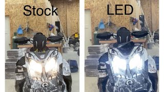 Beamtech LED install in 2021 Skidoo 850 Turbo [upl. by Enael]