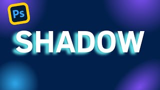 How to add Drop Shadow Effect to Text in Photoshop  Easy amp Fast [upl. by Beckerman918]