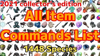 ARK All Item Commands List 2021 PCPS4 [upl. by Yelehsa]