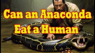 Can an anaconda eat a human [upl. by Soinski]