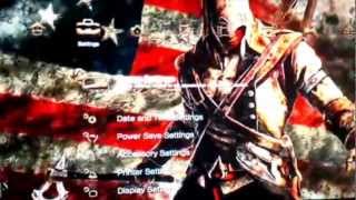 ASSASSINS CREED III DYNAMICANIMATED PS3 THEME [upl. by Achilles544]