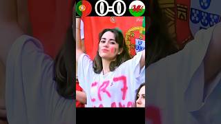 The Day Portugal vs wales 🔥😱 matchfootball soccer youtube shorts ronaldo [upl. by Lotsyrc99]