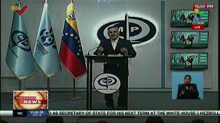 Venezuelan Attorney General reports on the review of cases of postelection violence [upl. by Aneelad134]