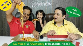 La Pinoz vs Ovenstory  Margherita Pizza Comparison [upl. by Zilef]