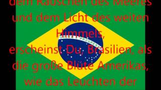 Nationalhymne von Brasilien deutsche Übersetzung [upl. by Waldman]