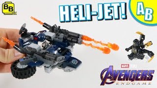 LEGO ENDGAME HELIJET 76123 ALTERNATIVE BUILD [upl. by Aicile989]