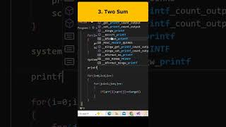 3 Two Sum coding interviewquestions programming cprogram clanguage code basicprograms [upl. by Mat]