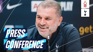 ANGE POSTECOGLOU PRESS CONFERENCE  NOTTINGHAM FOREST V TOTTENHAM HOTSPUR [upl. by Iran]