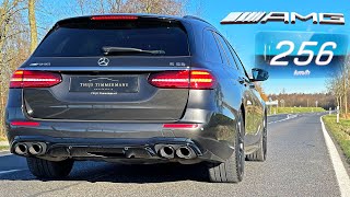 MercedesAMG E53 Estate  0100 100200 TOP SPEED SOUND amp POV [upl. by Huskamp]