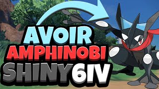 COMMENT AVOIR AMPHINOBI SHINY 6 IV ET UNE MASTERBALL POKEMON ECARLATE VIOLET [upl. by Roy]