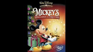 Opening to Mickeys Once Upon A Christmas UK DVD 2003 [upl. by Milzie]