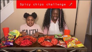 EbonyTvshow ep25 Ebby spicy 🌶 chip challenge [upl. by Ahsoik308]