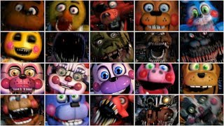 FNAF ULTIMATE CUSTOM NIGHT ALL JUMPSCARES [upl. by Gariepy867]