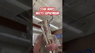 Euphonium🤝Star Wars trombone brassband music euphonium marchingband band [upl. by Babette]