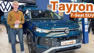 Volkswagen Tayron First Look New 7Seat SUV 4K  Carcode [upl. by Irrak173]