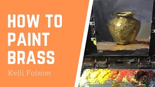 How to Paint Brass for Beginners EASY 5 Steps  10 minutes [upl. by Dnomal277]