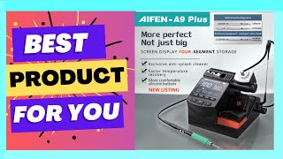 AIFEN A9 Plus Soldering Station Compatible Soldering Iron Tip 210245115 Handle [upl. by Aicatsanna]