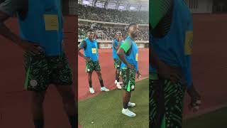 Osimhen Awoniyi and Senior man stop and stare AFCONQ2025 AFCON [upl. by Ased]