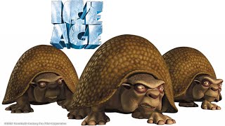 Ice Age 2002  Glyptodon  Doedicurus Screen Time [upl. by Asquith]