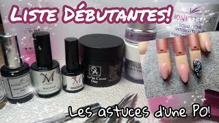 LISTE MATERIEL POUR LES DEBUTANTES ONGLES EN GEL  Prothésie Ongulaire [upl. by Vikki746]