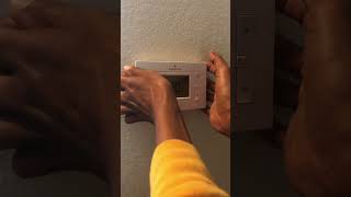 How to replace batteries on EMERSON THERMOSTAT [upl. by Ecadnarb794]