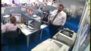 A GUY AT WORK GETS ANGRY AND SMASHES HES COMPUTER [upl. by Siberson]