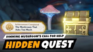 The Chasm Hidden Quest quotDimming Mushrooms Call For Helpquot  Genshin Impact [upl. by Aig]