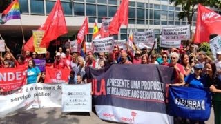 Crise no governo a paralisação de servidores federais [upl. by Alekat]