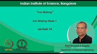 Iron Making Lecture 14 [upl. by Bolton]