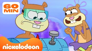 SpongeBob dan Sandy Menjadi Sahabat selama 1 Jam  Nickelodeon Bahasa [upl. by Nosa]