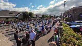 MONKSTOWN OLD BOYS FLUTE BAND Carrickfergus 12th July 2024 [upl. by Gertrude]