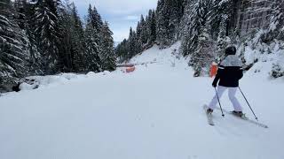 Bansko 2021 Ski Road Top to Bottom  in 4K [upl. by Akenor]