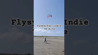 Flysyrfer Indie 7m kite light wind machine [upl. by Nalorac]