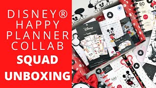 DISNEY amp HAPPY PLANNER COLLAB  Squad Unboxing [upl. by Monto549]