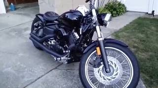 2008 Yamaha VStar 650 Oil Change [upl. by Eylrahc]