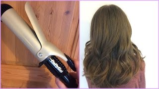 How to use the Babyliss Volume Waves curler Easy curls using a barrel with clip [upl. by Lysander]