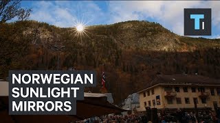 Norwegian Town Uses Mirrors To Make Artificial Sunlight [upl. by Longley]