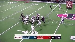 Game Highlights Fellow Christian 36 Bowdon 35  2024 [upl. by Cortney477]