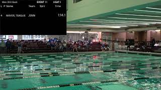 NYU Winter Invite  Day 1  Swimming Session 2 [upl. by Euqnimod]