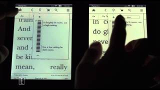 Kindle Paperwhite vs Kindle Paperwhite 2 Nighttime Reading Comparison [upl. by Salchunas]