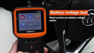 How to use V317 OBD handheld diagnostic scanner [upl. by Adriene446]