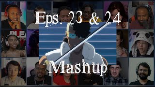 Bleach Thousand Year Blood War Episode 23 amp 24 Reaction Mashup [upl. by Aicener]