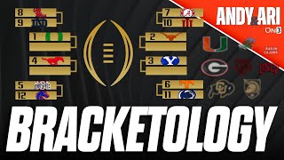 College Football Playoff BRACKETOLOGY Week 12  CFP after Georgia LSU lose in SEC play [upl. by Bibbie]