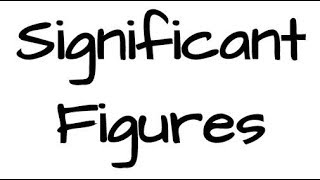 Significant Figures rules [upl. by Haleehs]